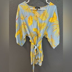 Tropical romper, size small